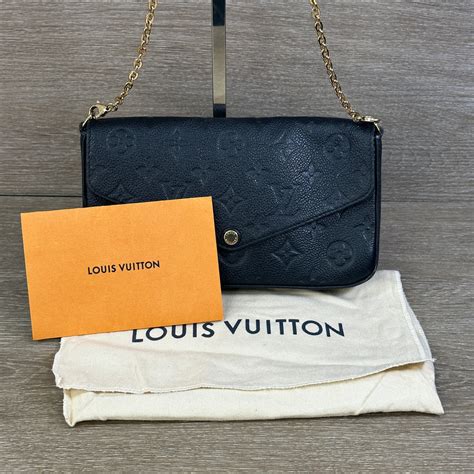 louis vuitton black felicie pochette